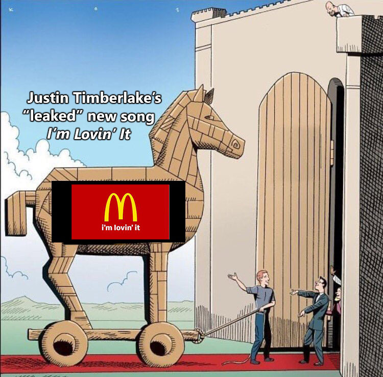 McDonald's audio logo I'm Lovin' It Trojan Horse